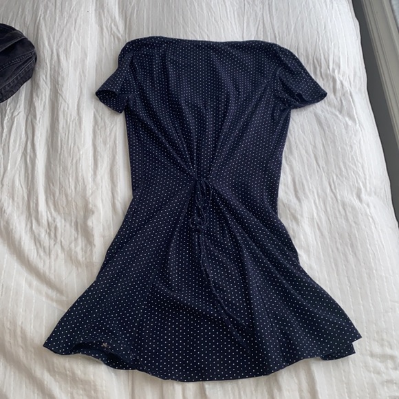 Brandy melville navy polka dot dress - Picture 3 of 3